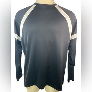 K-Swiss Black and White Long Sleeve T Shirt Men’s XL